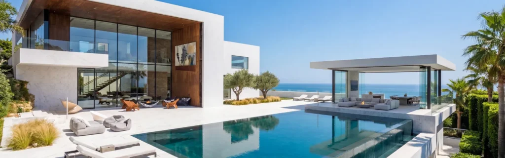 Real estate taxation in Morocco for non-residents: luxury villa with pool and sea view