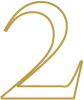 gold outline number 2 icon