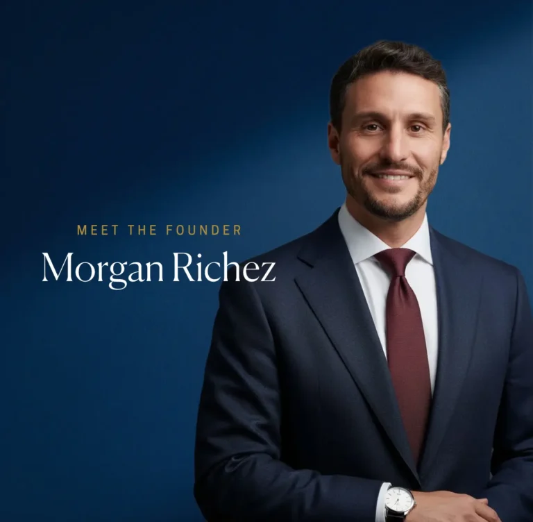 Morgan Richez co-founder of Morgan and James Real Estate Agency